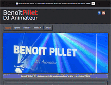 Tablet Screenshot of benoitpillet.com